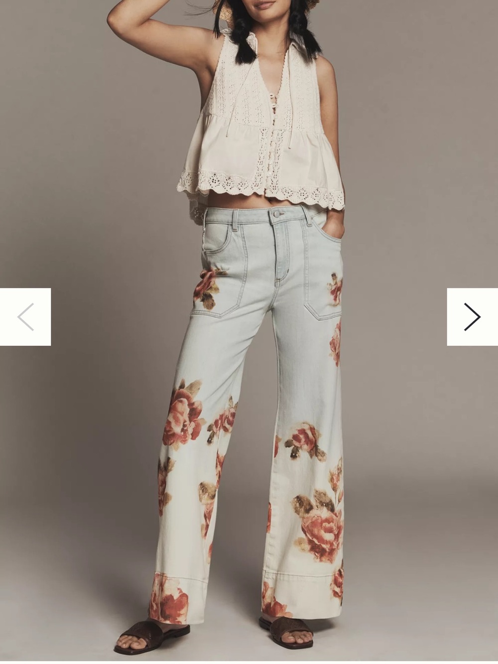 Pilcro Rylan Relaxed High-Rise Flare Jeans 28x32
